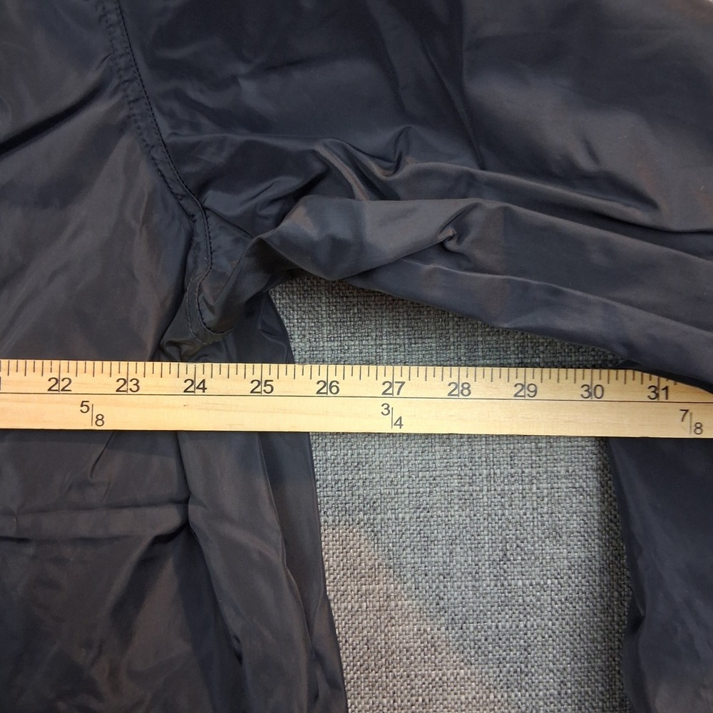 Nike Mens XXL Windbreaker Jacket Navy Blue White Stripe‎ Full Zip Swoosh 0812 - Picture 5 of 6